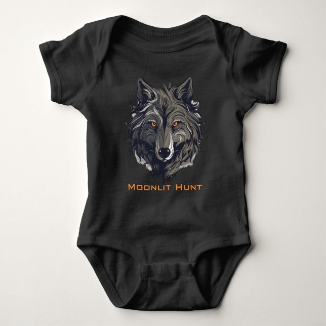 Månebelyst jakt t shirt (Framsida)