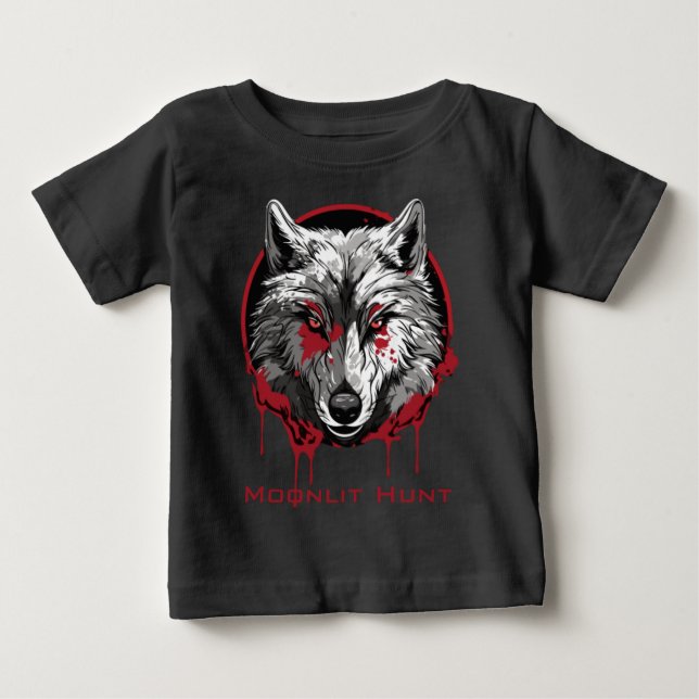 Månebelyst jakt t shirt (Framsida)