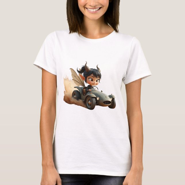 Månebelyst Pixie av de Vandrade Dynerna.  T Shirt (Framsida)