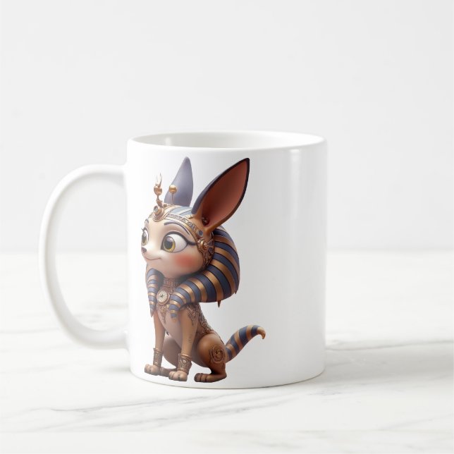 Månebelyst väktare av de gamla sanddynerna. kaffemugg (Vänster)