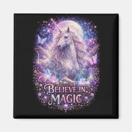 Månebelysta Enhörningsdrömmar Magnet