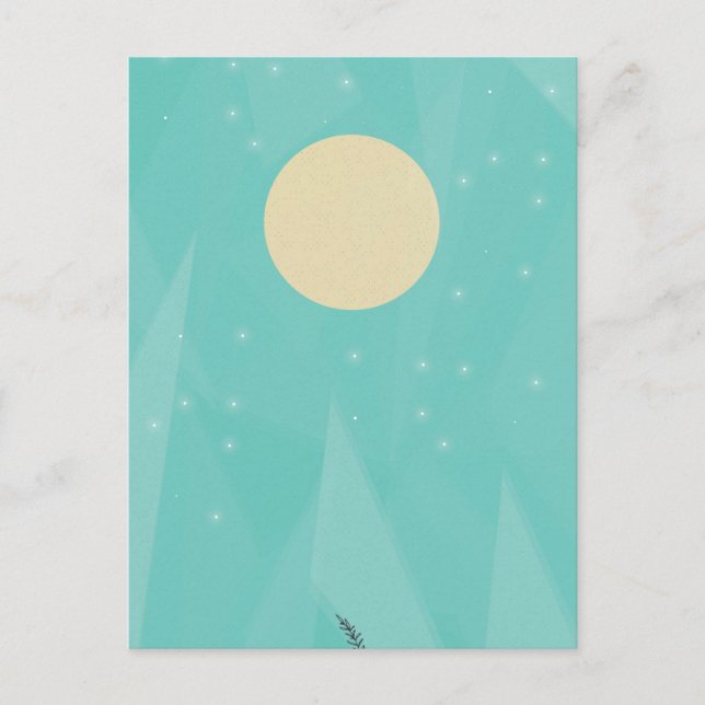 Måneblomma Vykort (Framsida)