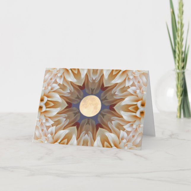 Måneblommakort Kort (Framsida)