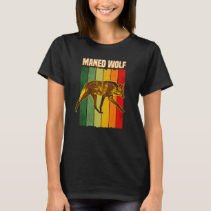 Maned Varg Sydamerika Djurfärgning 4 T Shirt