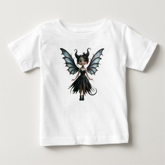 Månefödd Liten Skugga, den söta gotiska feen T Shirt (Framsida)