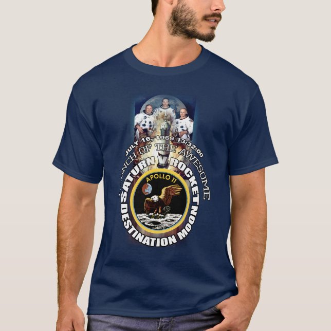 månefotgängare tee (Framsida)