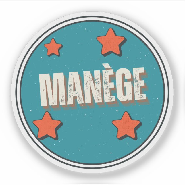 Manegen Klistermärken (Framsida)