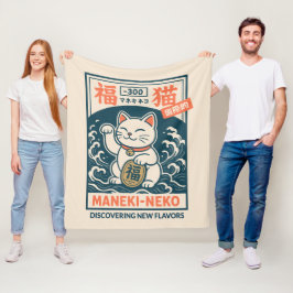 Maneki-Neko Fleecefilt