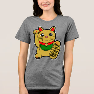 Maneki Neko: Guld Lucky Cat Tee