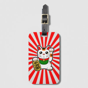 Maneki Neko: Japansk Lucky Cat Bagagebricka
