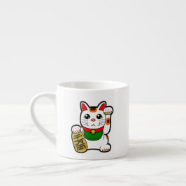 Maneki Neko: Japansk Lucky Cat Espressomugg