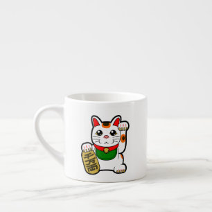 Maneki Neko: Japansk Lucky Cat Espressomugg