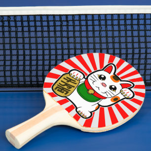 Maneki Neko: Japansk Lucky Cat Pingisracket