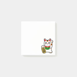 Maneki Neko: Japansk Lucky Cat Post-it Block