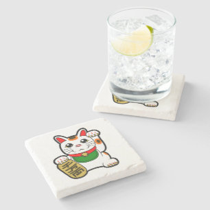 Maneki Neko: Japansk Lucky Cat Stenunderlägg