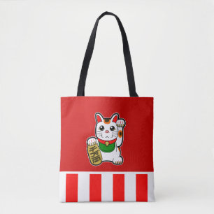 Maneki Neko: Japansk Lucky Cat Tygkasse
