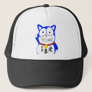 Maneki Neko - japansk lycklig katt Truckerkeps