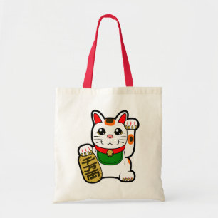Maneki Neko: Japansk lycklig katt Tygkasse