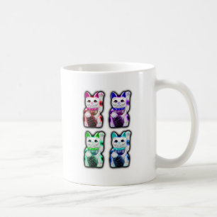 Maneki Neko JAPANSK pengarKATT Kaffemugg