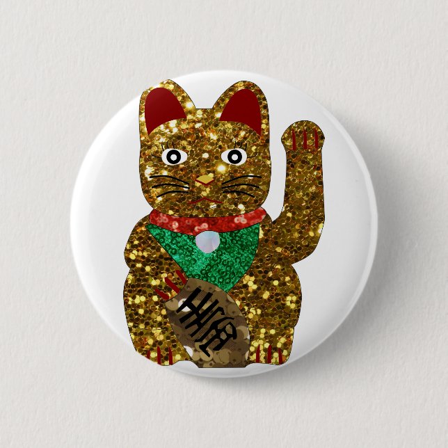 maneki neko-katt knapp (Framsida)