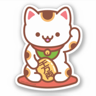 MANEKI-NEKO Lucky Cat Sticker Klistermärken