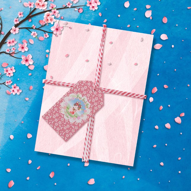 Maneki Neko Lucky Luna Presentetikett (Maneki Neko Lucky Luna Gift Tags)