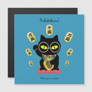 Maneki Neko Lucky Poilue-magnetkort