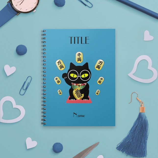 Maneki Neko Lucky Poilue Photo Anteckningsbok (Maneki Neko Lucky Poilue Photo Notebook)