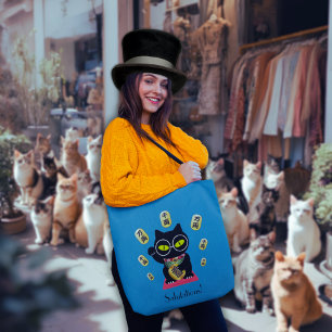 Maneki Neko Lucky Poilue Tygkasse