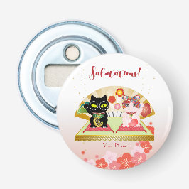 Maneki Neko Lucky Poiluna Flasköppnare