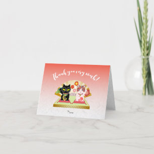 Maneki Neko Lucky Poiluna Folded Tack Kort