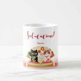 Maneki Neko Lucky Poiluna Kaffemugg