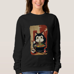 Maneki Neko Lucky Ramen Soppa Cat Lucky Charm T Shirt
