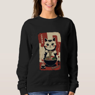 Maneki Neko Lucky Ramen Soppa Katt Lucky Charm T Shirt
