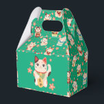Maneki Neko Lyckliga Katter Presentaskar<br><div class="desc">Dela glädje och lycka med dessa japanska Maneki Neko-presentlådor. Med ett handritat lyckligt kattemönster är de perfekta för bröllop,  födelsedagar och festliga firanden.</div>