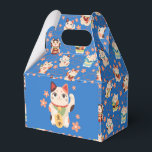 Maneki Neko Lyckliga Katter Presentaskar<br><div class="desc">Dela glädje och lycka med dessa japanska Maneki Neko-presentlådor. Med ett handritat lyckligt kattemönster är de perfekta för bröllop,  födelsedagar och festliga firanden.</div>