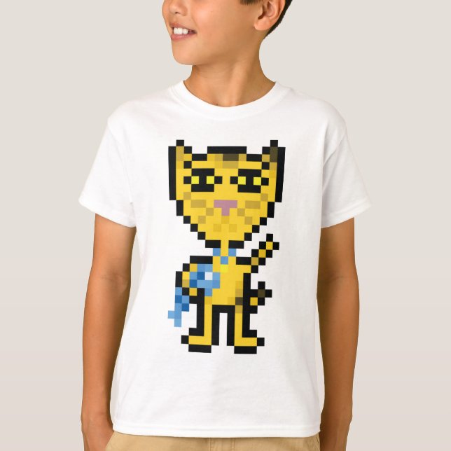 Maneki Neko med fisken T-shirt (Framsida)