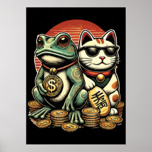 Maneki Neko och Jin Chan - Tur och välstånd Poster