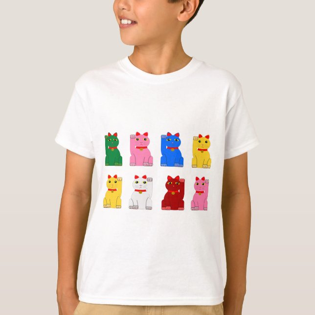 Maneki neko pour enfant t shirt (Framsida)