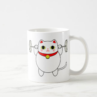 Maneki Neko Squattingkatt Kaffemugg