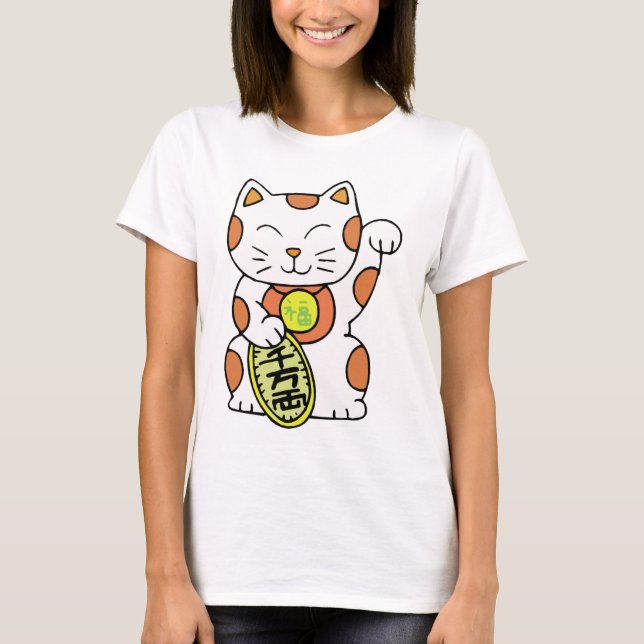 Maneki Neko T-shirt (Framsida)