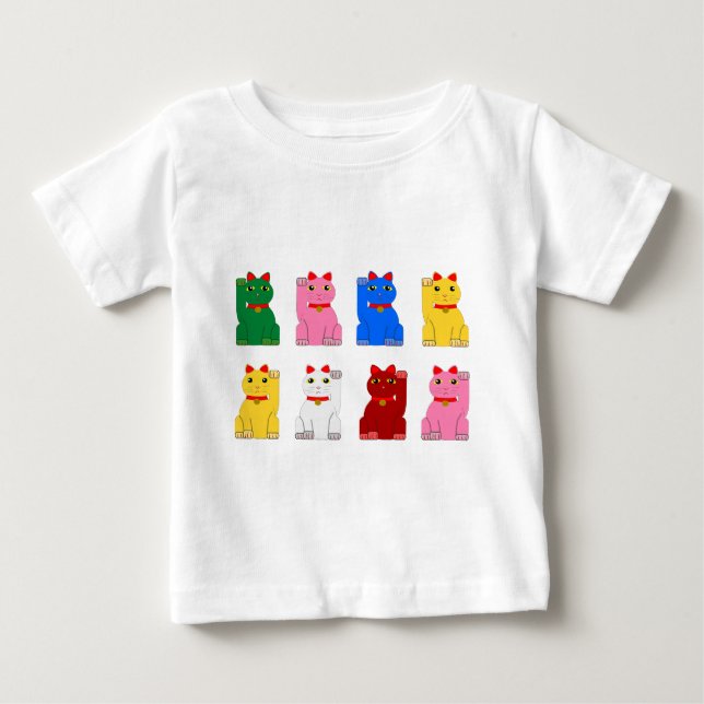 maneki neko t-shirt (Framsida)