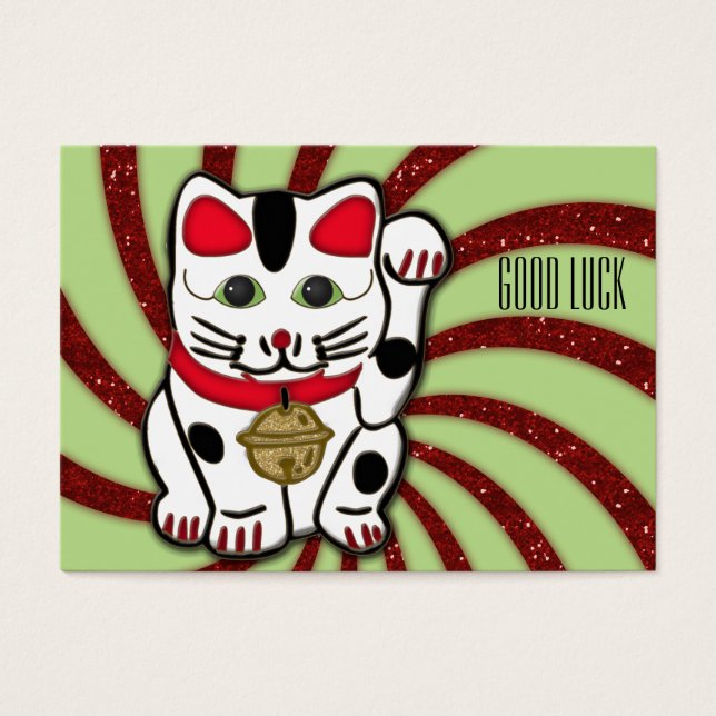 maneki neko visitkort (Framsidan)