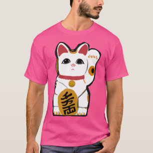 Maneki Neko Wave Cat T Shirt