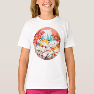 Manekineko Hanami Party T Shirt