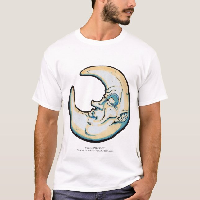 "Måneman" dräkt Tee Shirt (Framsida)