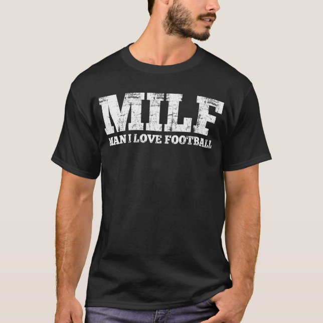 Manen älskar jag fotboll t shirt (Framsida)