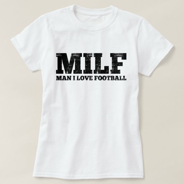 Manen älskar jag fotboll t shirt (Design framsida)