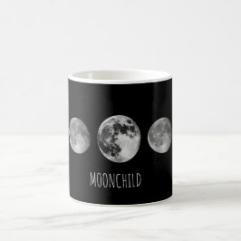 Månen arrangerar gradvis * Moonchild Kaffemugg