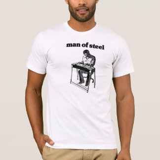 Manen av pedalen stålsätter t-shirt